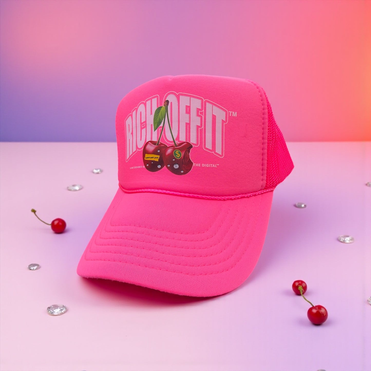 Rich-Off It Cherry On Top Trucker Hat