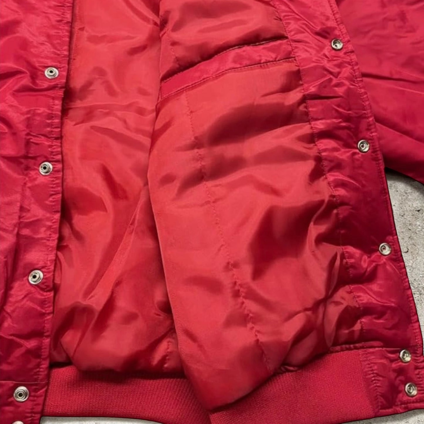 The World Is Digital Bomber Jacket (Red)