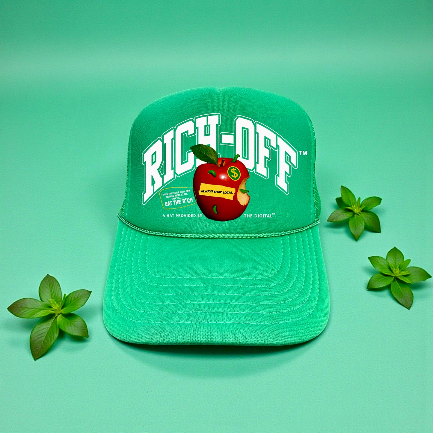 Rich-Off It Trucker Hat(Red)