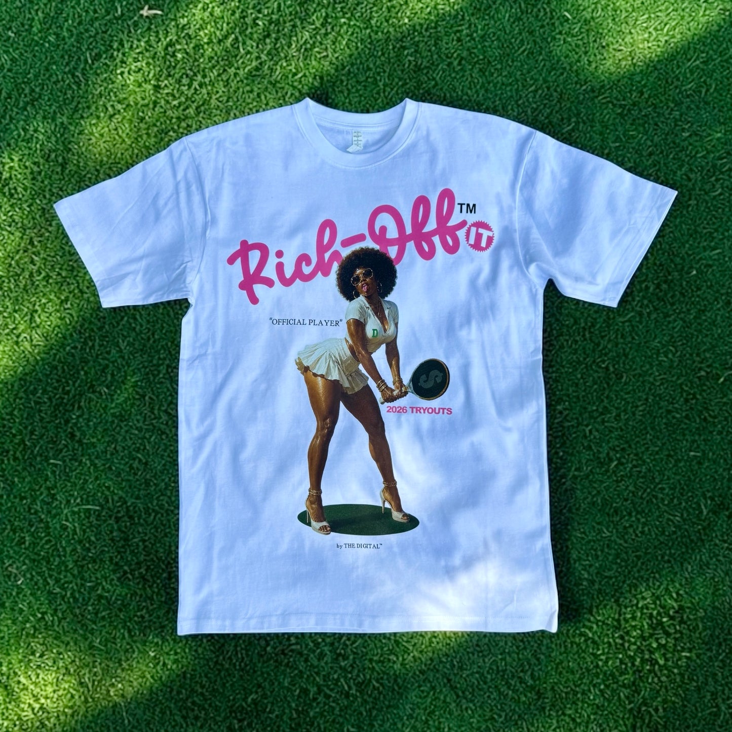 Rich-Off It “Tennis Try Outs” Tee Men’s(White)